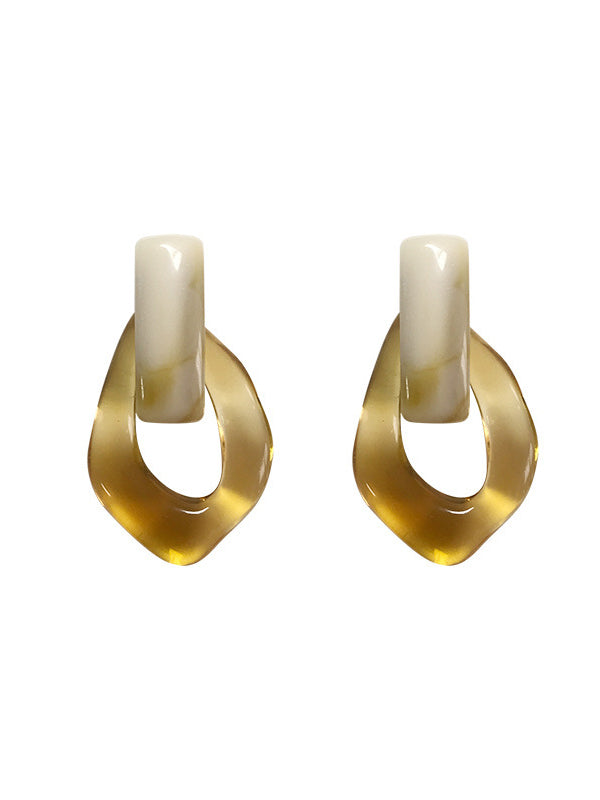 Original Chic Resin Geometry Earrings