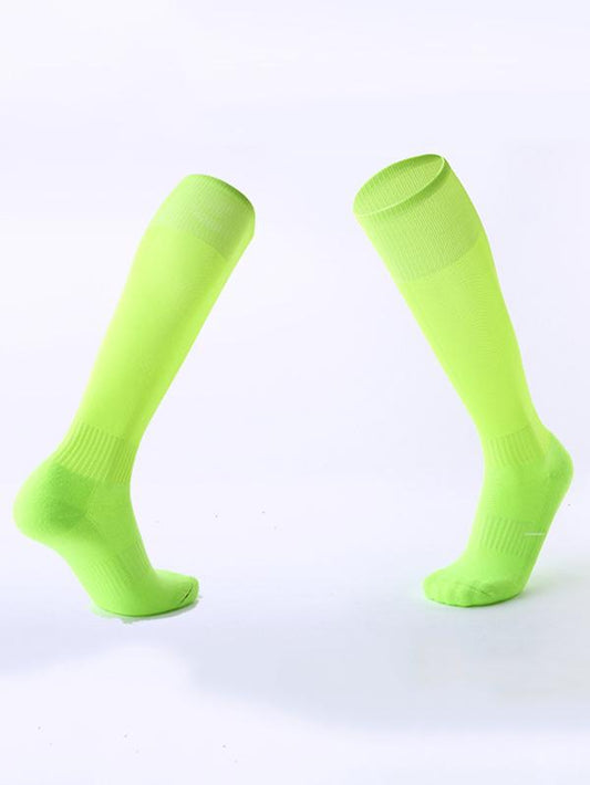 Solid Sports Knee High Socks