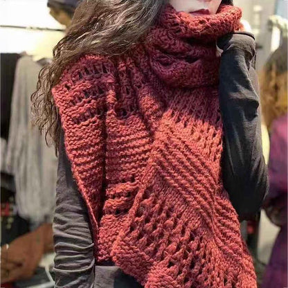 Casual Keep Warm Hollow Women Scarf