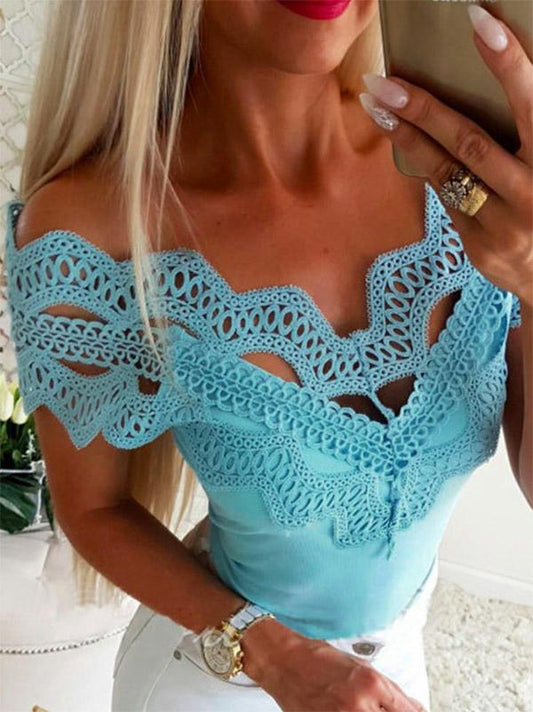 Sexy Lace Blouses&shirts Tops