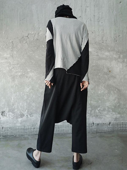 Light Split-joint Harem Pants