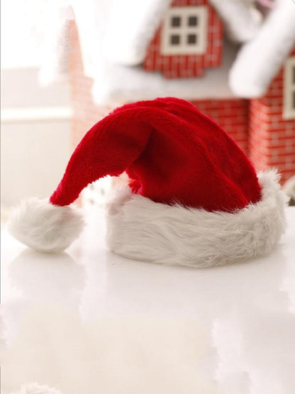 Charpie Velvet Santa Hat Decoration