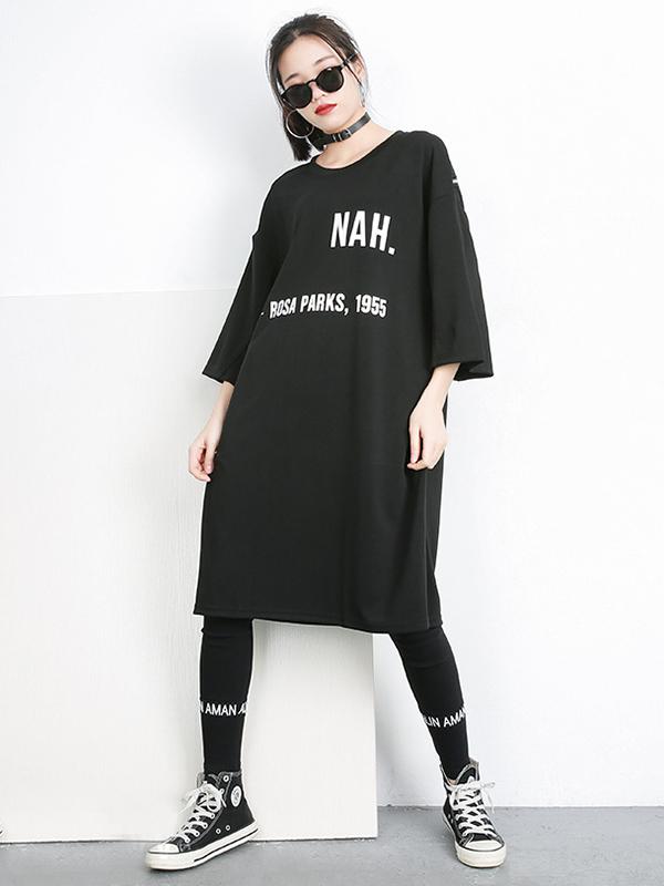 Printed Loose Plus Size Fashion T-shirt Top