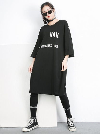 Printed Loose Plus Size Fashion T-shirt Top