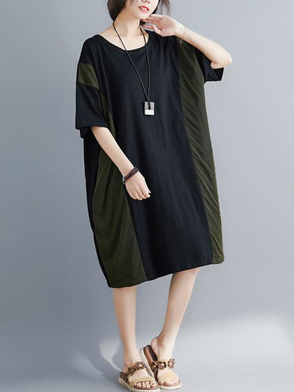 New Loose Oversize Split-joint Dress