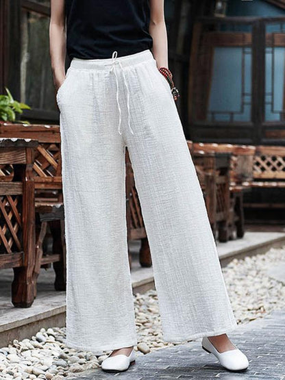 Casual Linen Yoga Pants