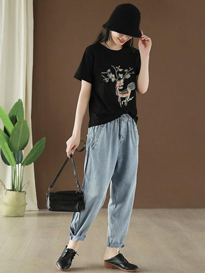 Simple Printed Comfortable T-shirt