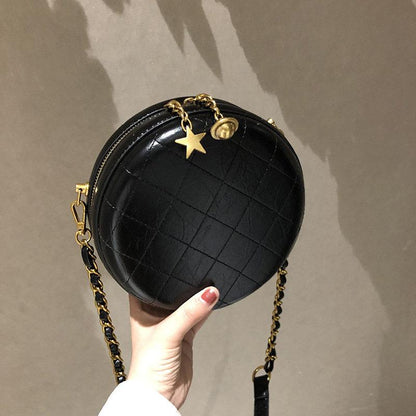 Canteen Bag Chain Argyle Hardware Crossbody Bag