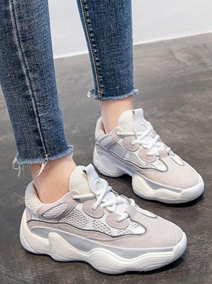 Lace Up Breathable Sneakers