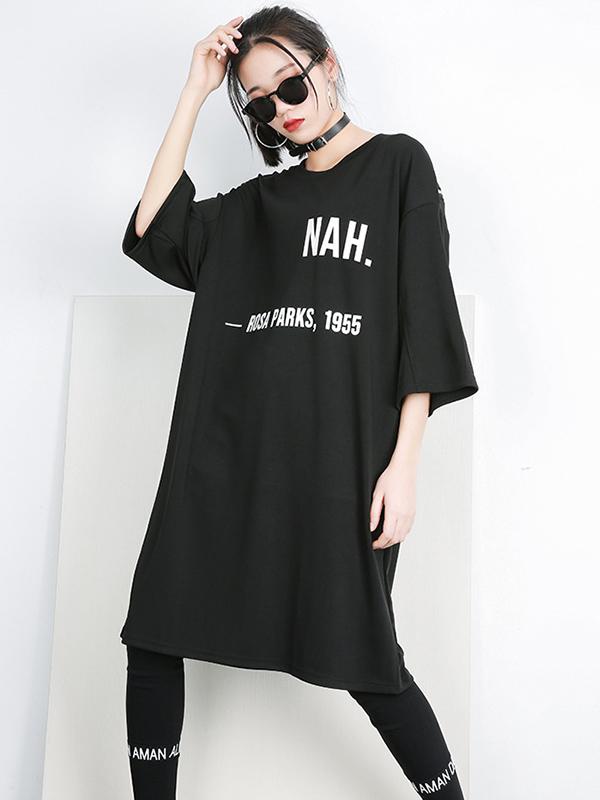 Printed Loose Plus Size Fashion T-shirt Top