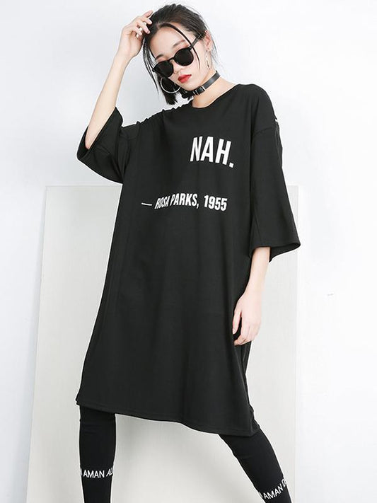 Printed Loose Plus Size Fashion T-shirt Top