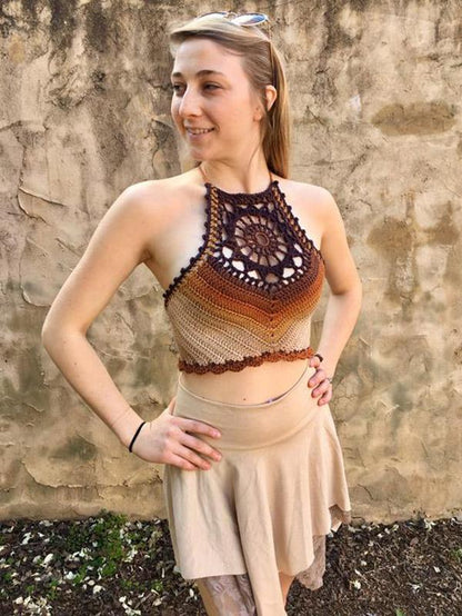 Fashion Knitted Bohemia Tank Tops