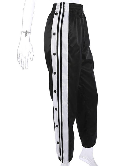 Street Casual Hip-Hop Split-Side Athletic Pants