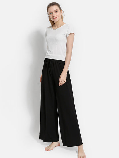 Comfortable Solid Color Modal Pajama Pants