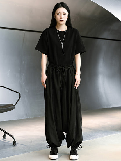 Urban Solid Color Short Sleeve T-Shirts Tops