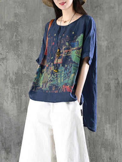 Loose Oversize High-low Shirt