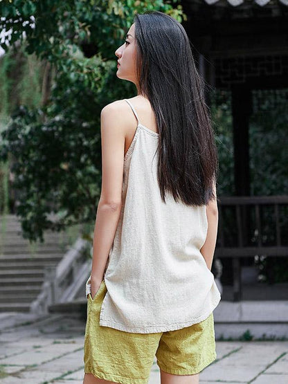 Elegant Linen Camisole