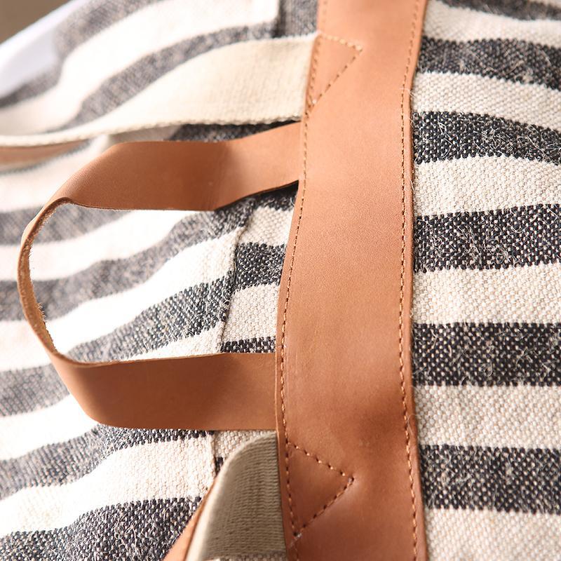 Casual Commuter Striped Backpack