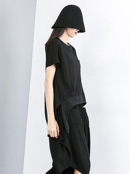 Asymmetric Split-joint T-Shirt