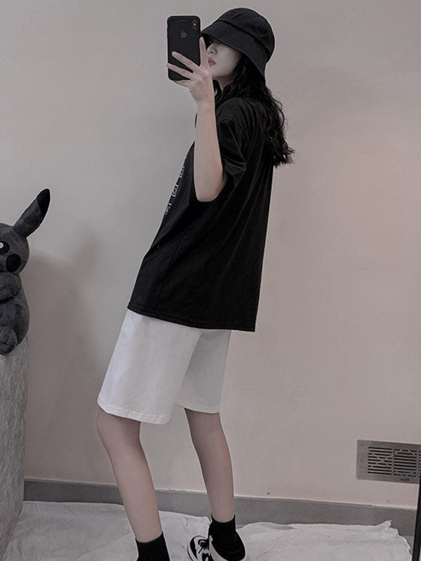 Casual Solid Color Column Wide Leg Shorts