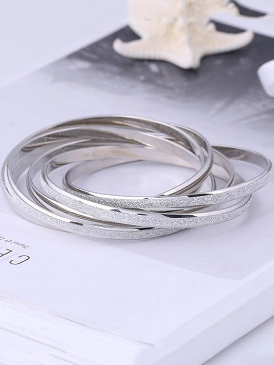 Multi-layer Rings Split-joint Bracelet