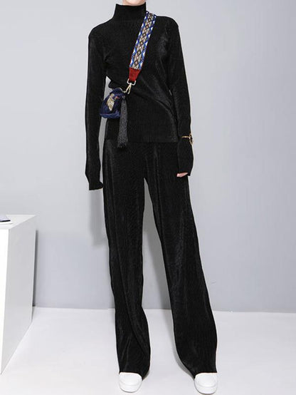 Retro Loose Wide-leg Pants