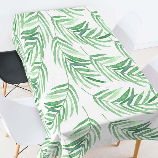 Willow Leaves Casual Printed Tablecloth