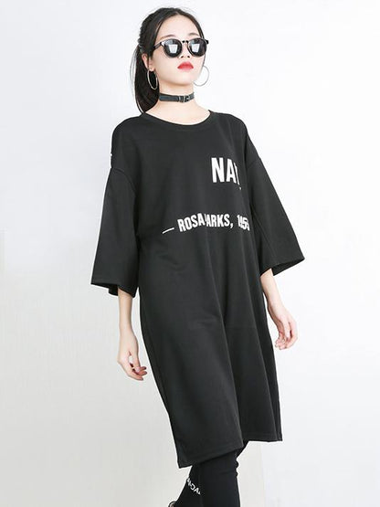 Printed Loose Plus Size Fashion T-shirt Top