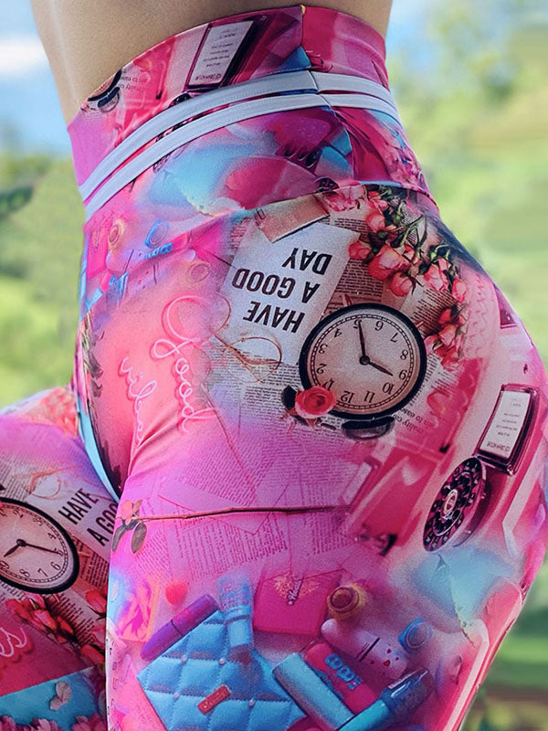 Yoga Printed  Fitness Leggings