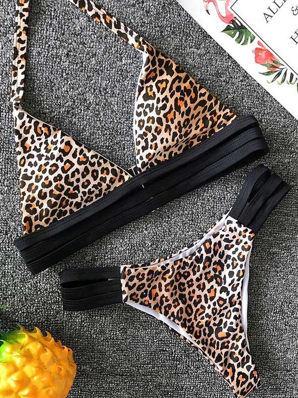 Sexy Leopard&Snakeskin Bikinis Swimmer