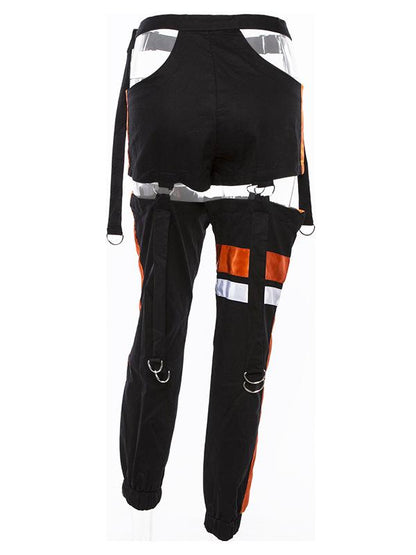 Breathable Hollow Waistband Wide Leg Athletic Pant