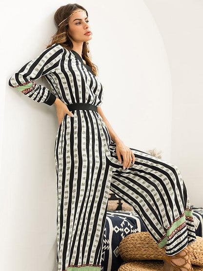 Floral Off-the-shoulder Bohemia Jumpsuits