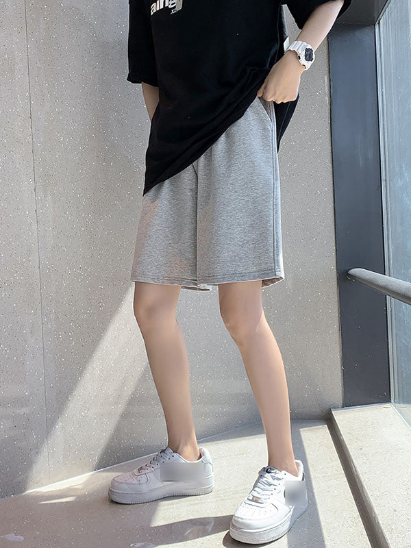 Casual Solid Color Column Wide Leg Shorts