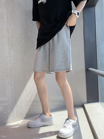 Casual Solid Color Column Wide Leg Shorts