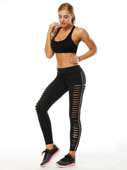 High Waist Hollow Slim Yoga&Gym Leggings