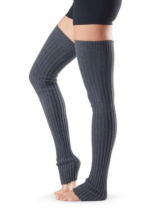 Knitting long Leg Warmer Stocking