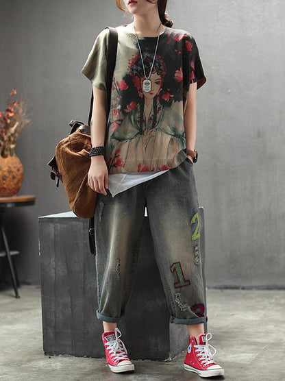 National Printed Comfortable T-shirt