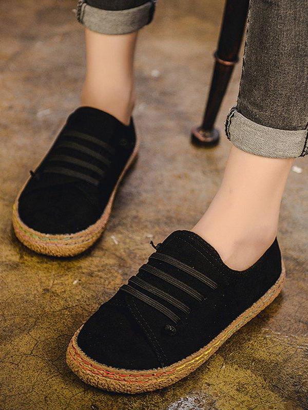 Vintage Slip-on Flats Shoes