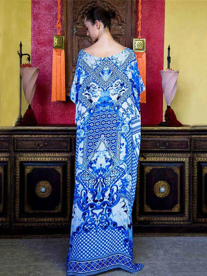Bohemia Loose Printed Beach Cover-ups