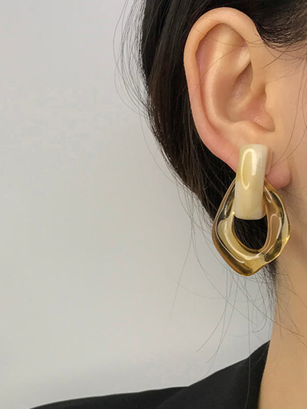 Original Chic Resin Geometry Earrings