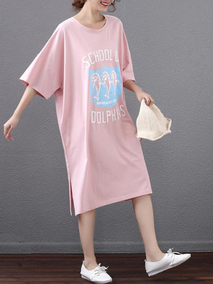 Summer Loose Oversize Printed Dress