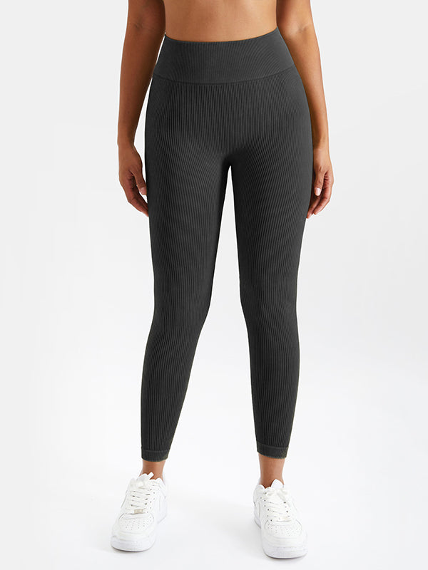 4 Colors Seamless Breathable High Waisted Sports Yoga Leggings