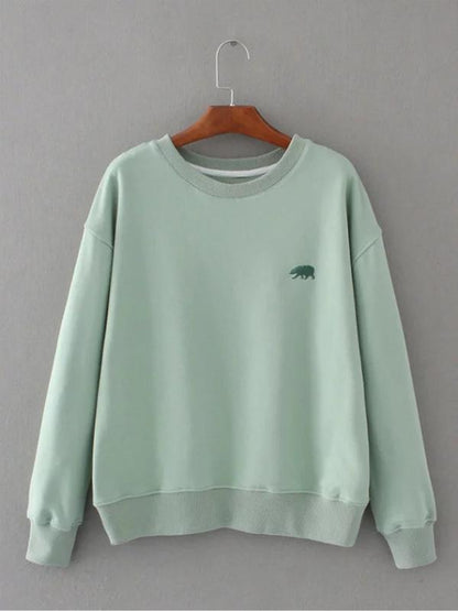 Bear Printed Casual Sweatshirts