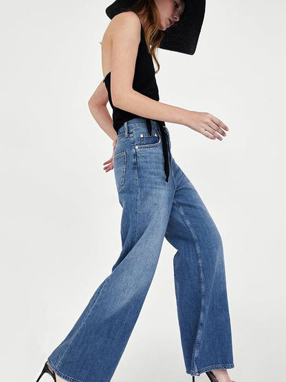 High Waist Wide Legs Jeans