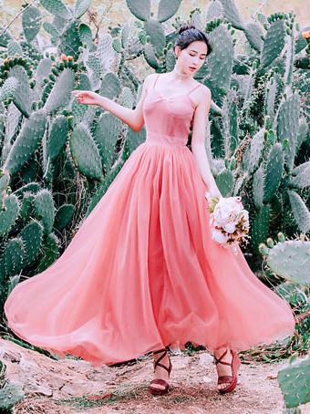 Vintage Empire Soft Voile Condole Belt Dress