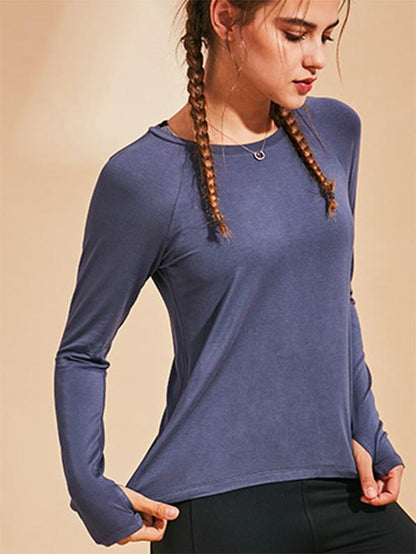Long Sleeve Back Bandage Tees