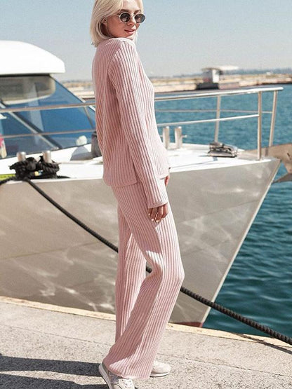 Fashion Knitting 4 Colors Suits