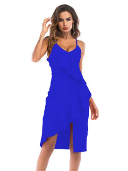 Sexy Irregular Slip Dress