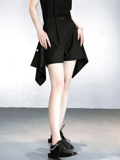 Original Irregularity Solid Color Shorts