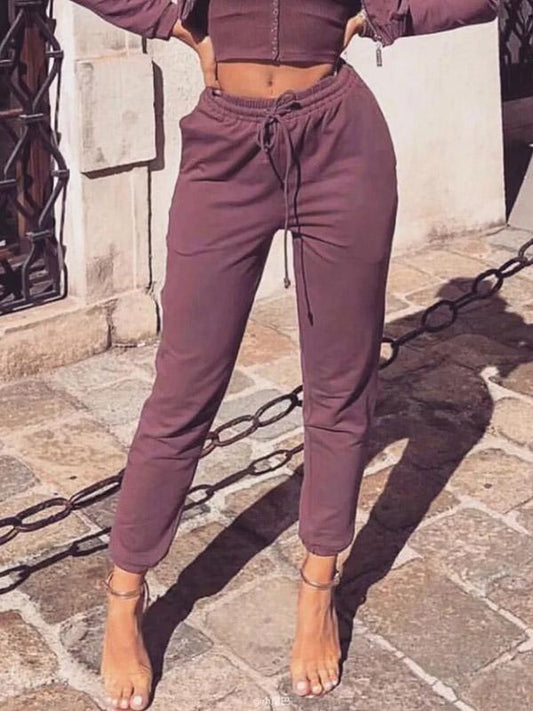 Casual Loose Tight Waist Pants